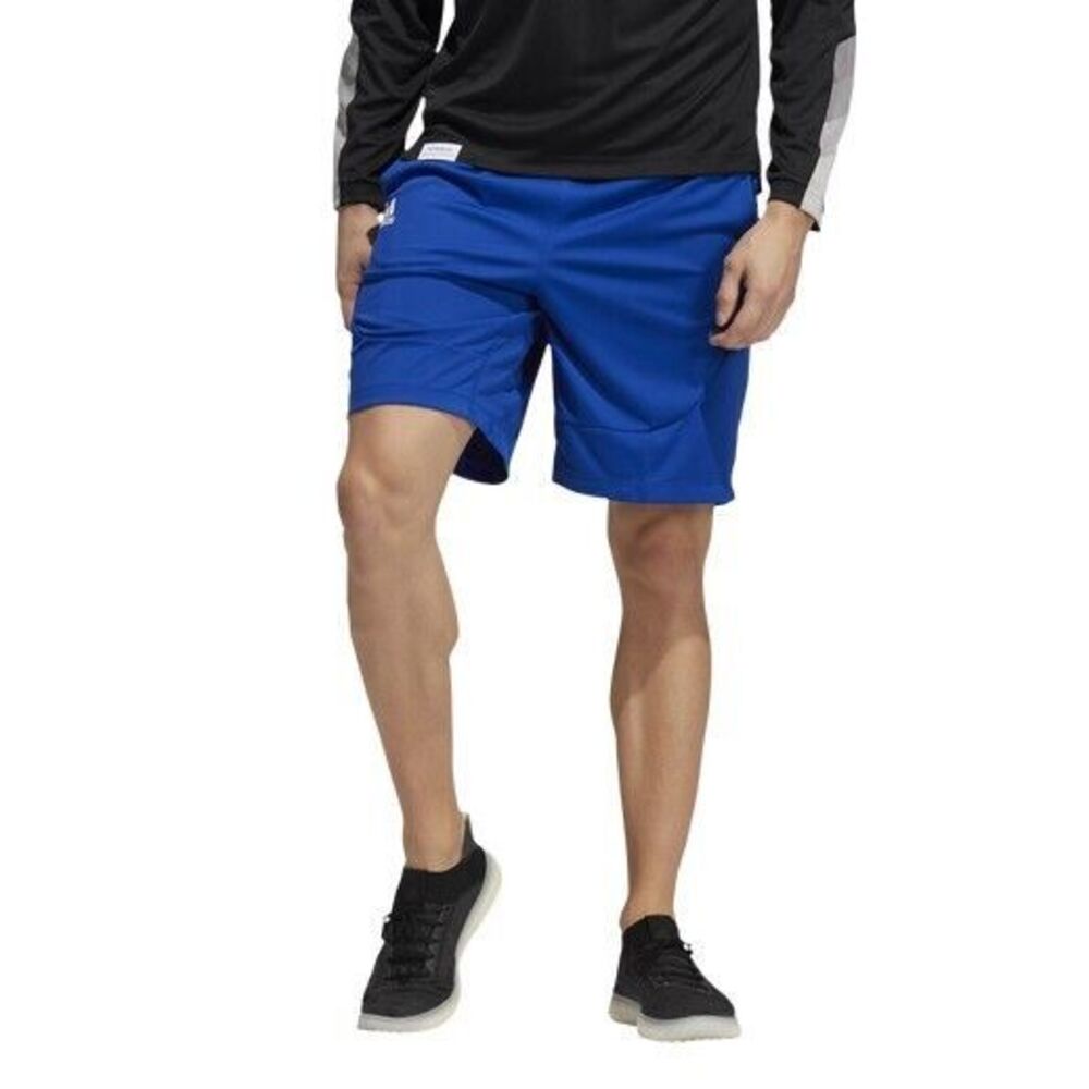 adidas Team Sideline 21 Knit Shorts Size Large Team Royal Blue White